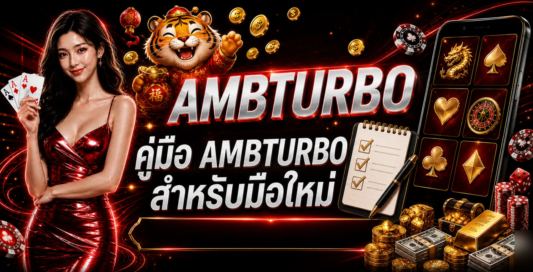 AMBTURBO คู่มือมือใหม่ สมัคร ทางเข้า และตั้งงบ